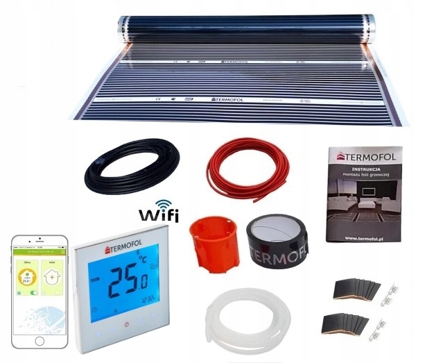 VYKUROVACÍ FILM – pod vinylovými panelmi 80 W – 19 m² WIFI