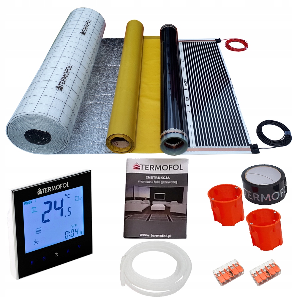 FÓLIA VYKUROVACIA PODLOŽKA 140 W, komplet - 2 m²