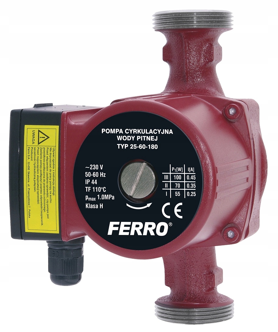 Ferro 25-60 180 obehové čerpadlo