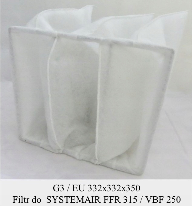 Filter EU3 pre SYSTEMAIR FFR315 / VBF250 (332x332x350)