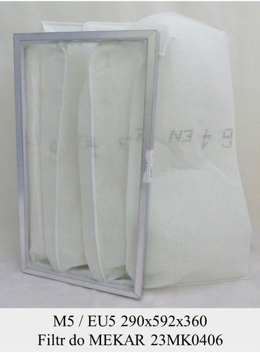 Filter EU5 pre Mekar 23MK0406 (290x592x360)