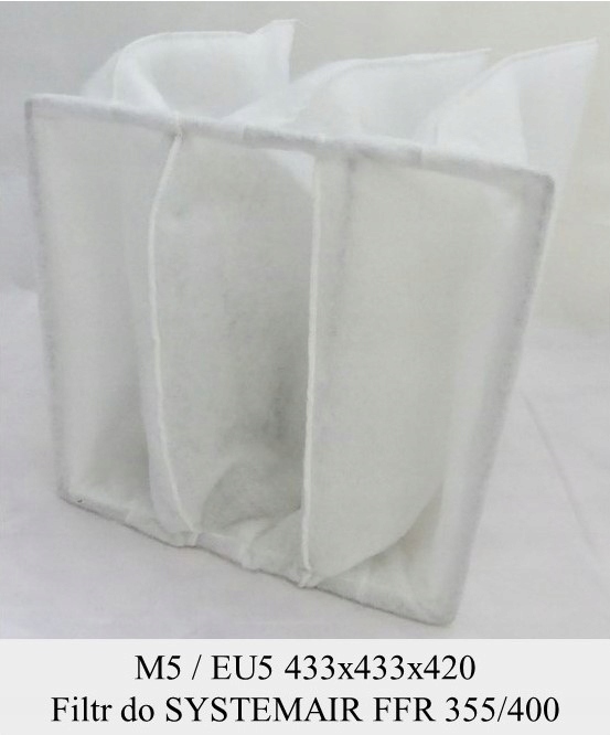 Filter EU5 pre SYSTEMAIR FFR 355/400 (433x433x420)