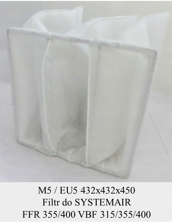 Filter EU5 pre SYSTEMAIR FFR / VBF (432x432x450)