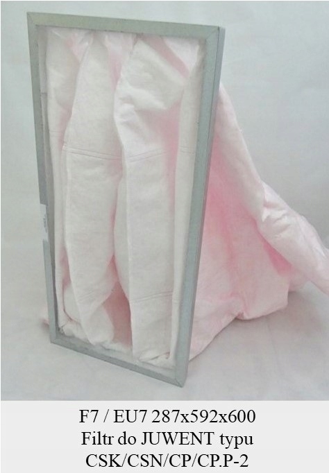 Filter EU7 JUWENT CSK / CSN / CP / CP.P-2 (287x592x600)
