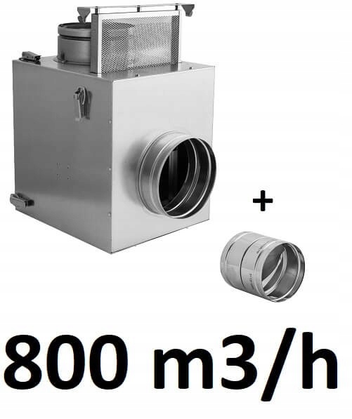 800 [m3 / h] krbový filter turbíny