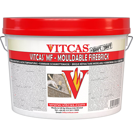 Krbová vložka - Tvarovaná šamotová tehla (1600 ° C) VITCAS MF 5 kg