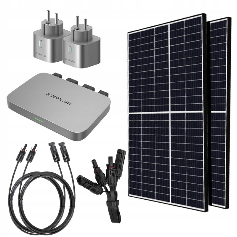 Fotovoltaická balkónová súprava 800 W na montáž, solárny kolektor