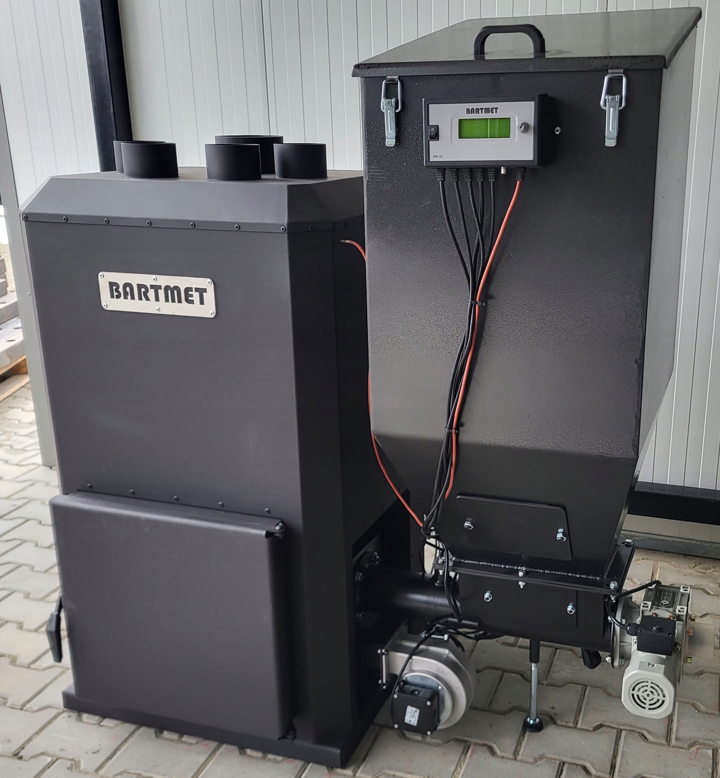 Vyfukovacia pec s podnosom 35 kw BARTMET Pellet