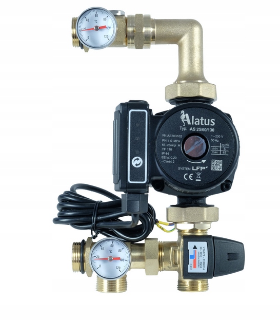ALATUS KVS 3.4 20-50 stupňový uhlový termostatický set s čerpadlom