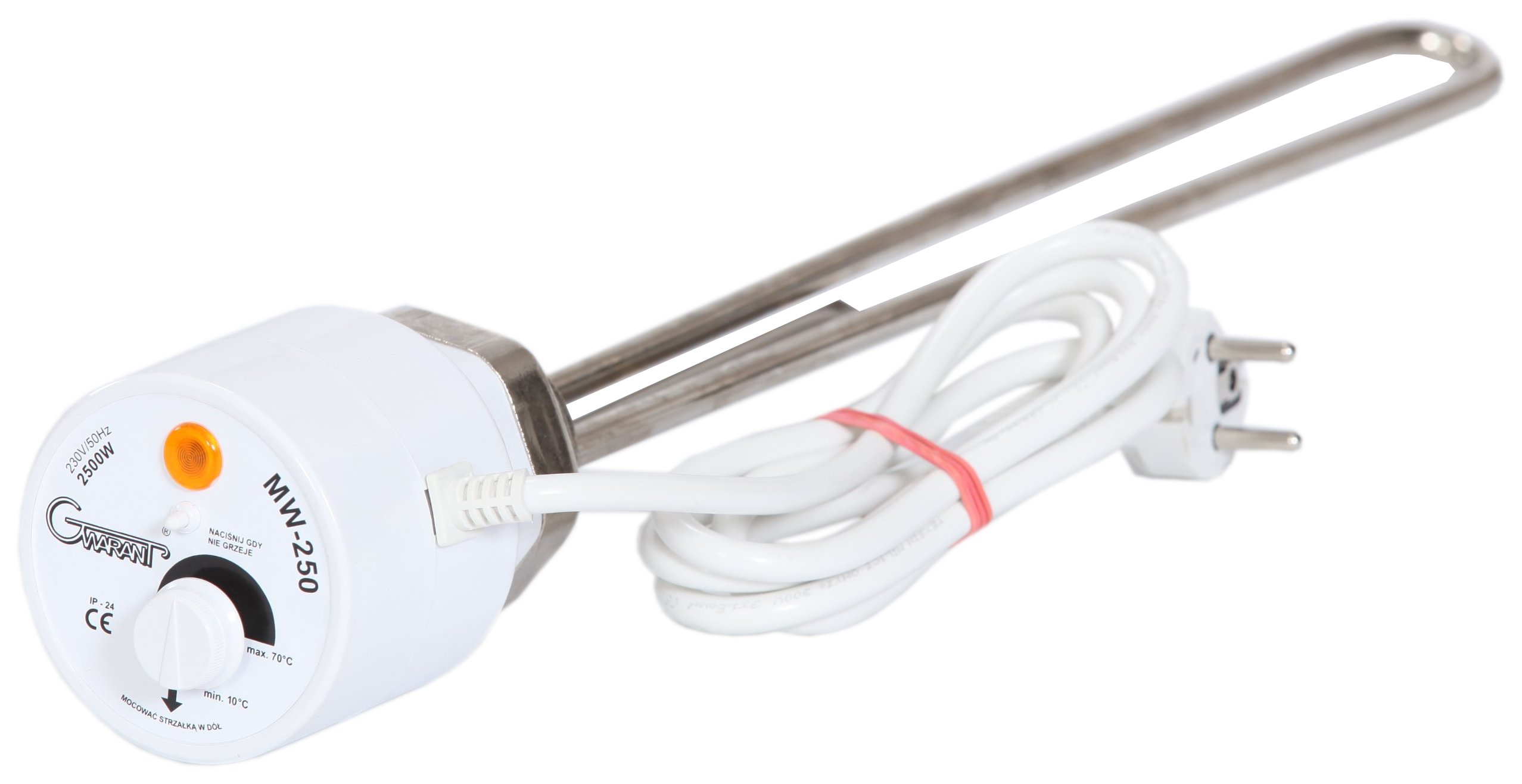 ELEKTRICKÝ OHRIEVAČ s termostatom pre kotol ERMET