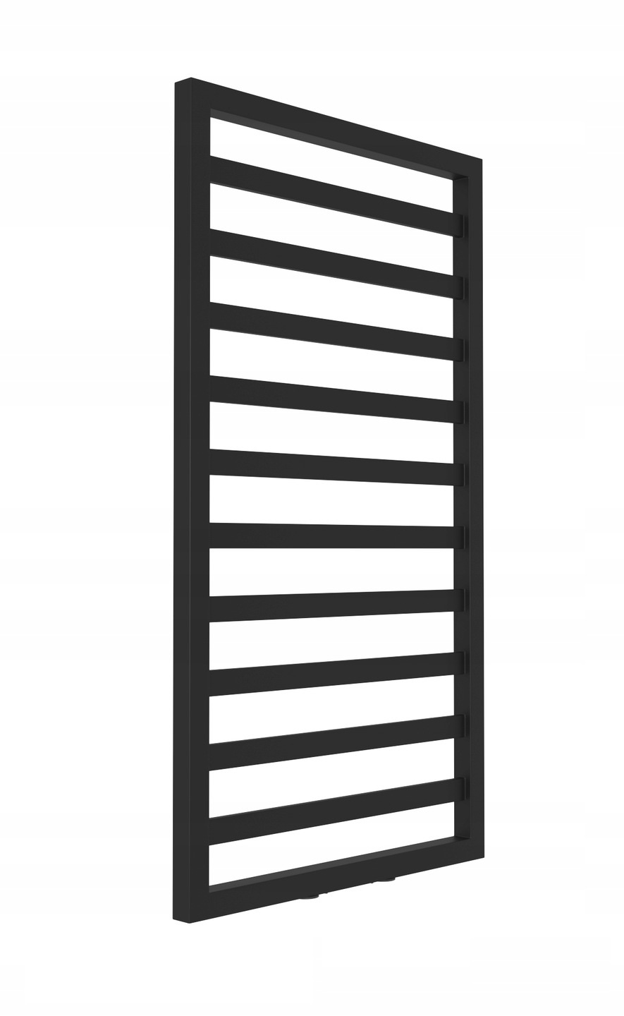 DEKORATÍVNY RADIÁTOR MODERNÝ 1240/530 MATNÝ ČIERNY