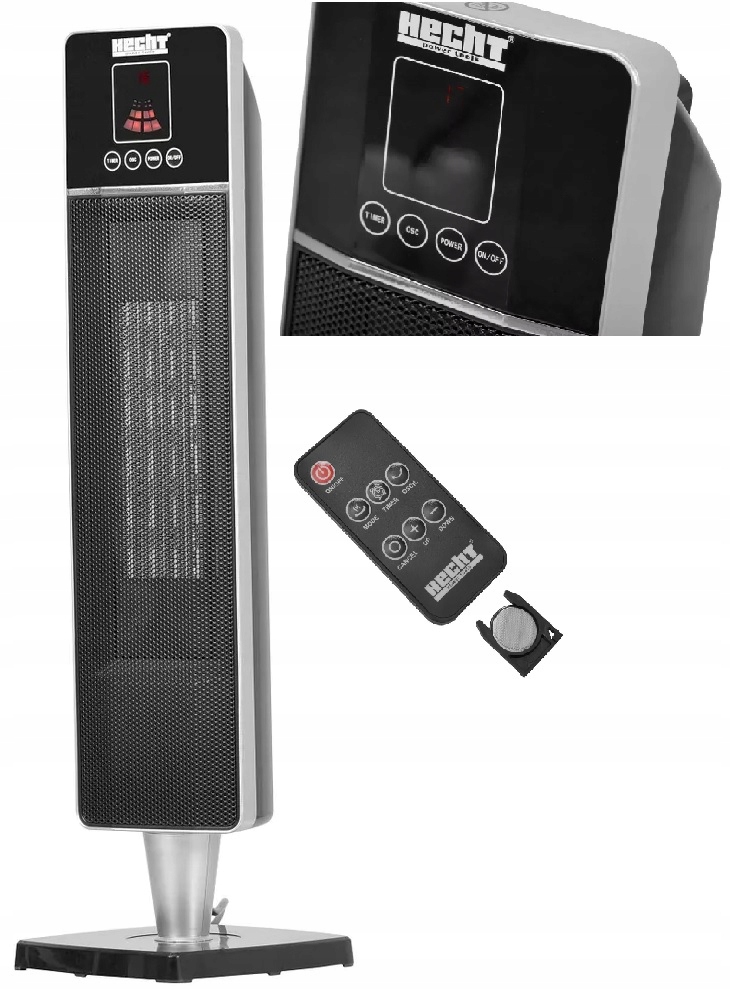 2000 W ELEKTRICKÝ KERAMICKÝ OHrievač + DIAĽKOVÉ OVLÁDANIE