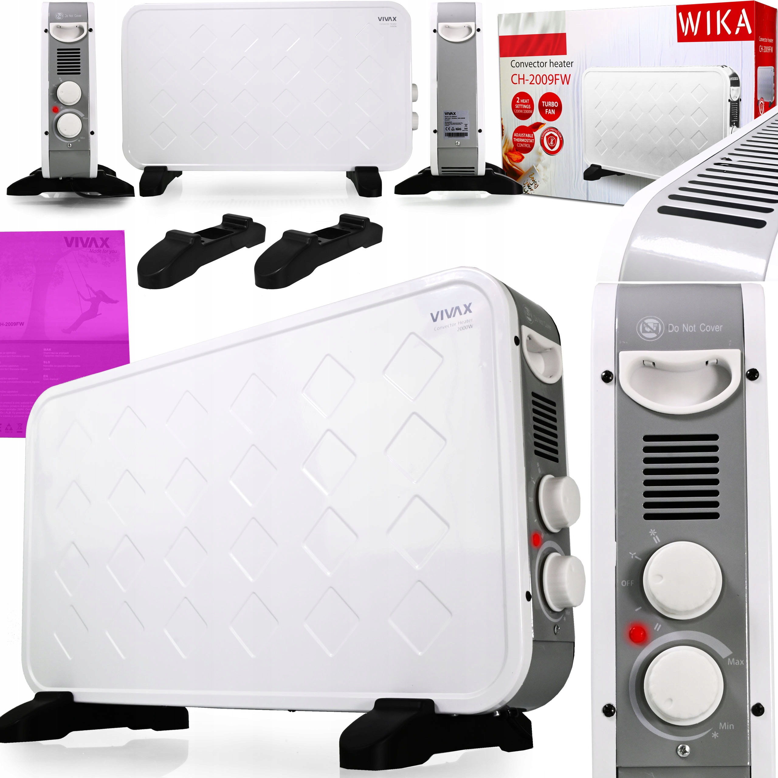 ELEKTRICKÝ OHRIEVAČ CONVECTOR 2400W PRO EKONOMICKÝ