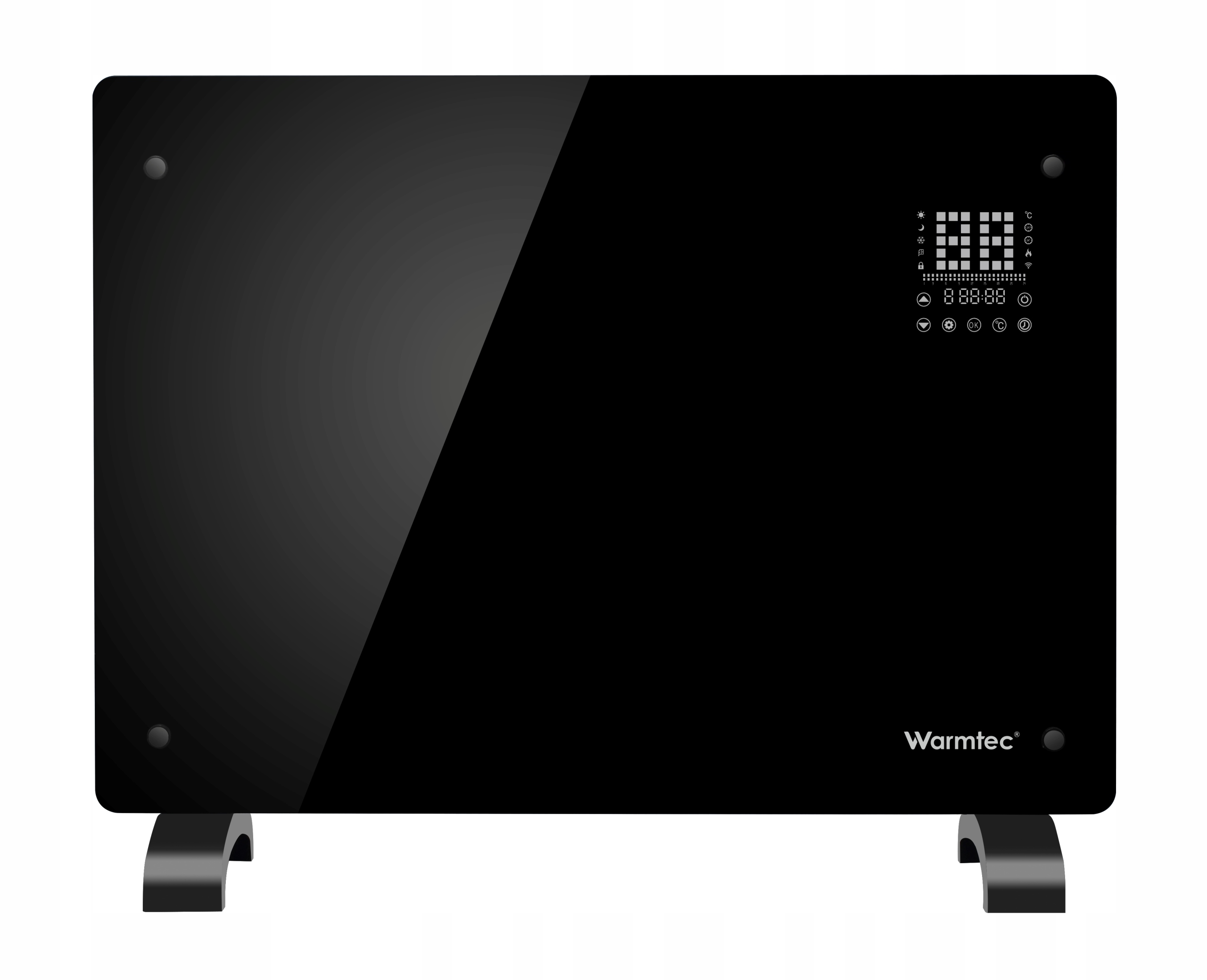 Warmtec EGW-15-C čierny wifi konvektorový ohrievač