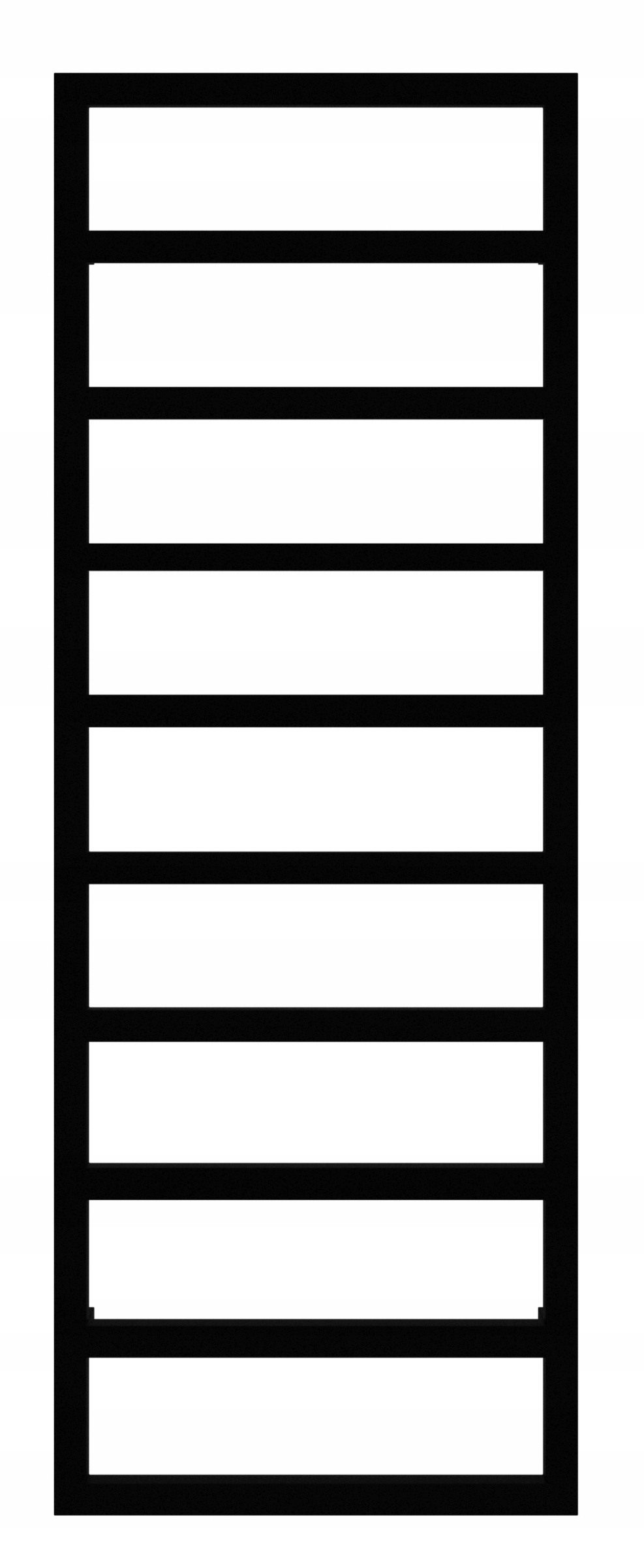 MINIMÁLNY 1530x500 ČIERNY KÚPEĽNÍK