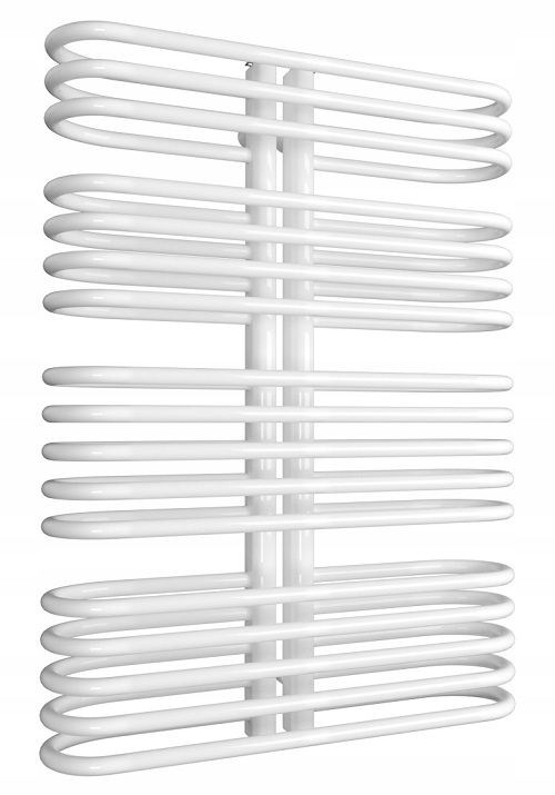 Twist 720/550 vykurovací kúpeľňa lesk biely