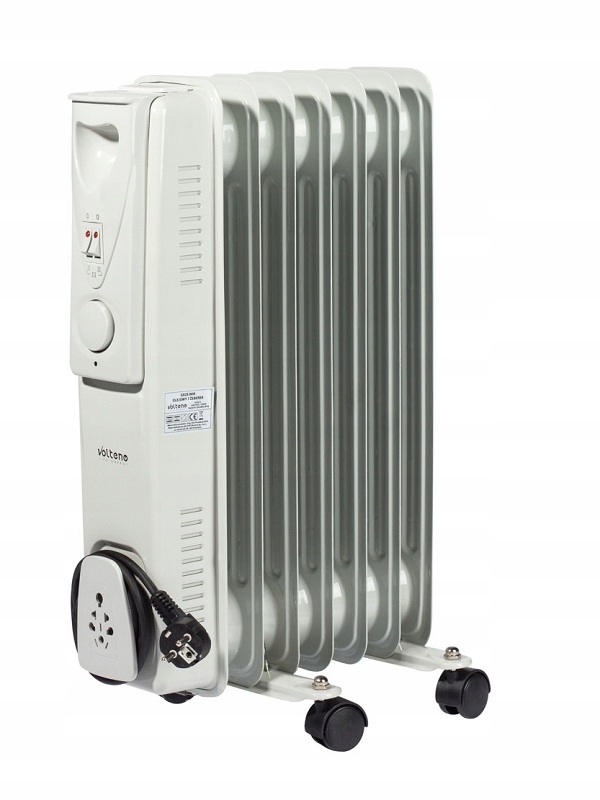 OLEJOVÝ OHrievač 7 RIBS 1500W VOLTENO