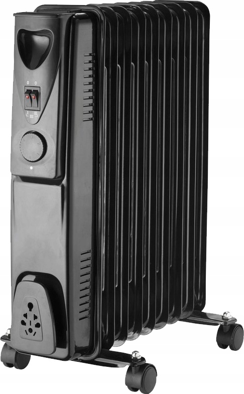 OLEJOVÝ RADIÁTOR VOLTENO 7-RIBS 1500W ČIERNY