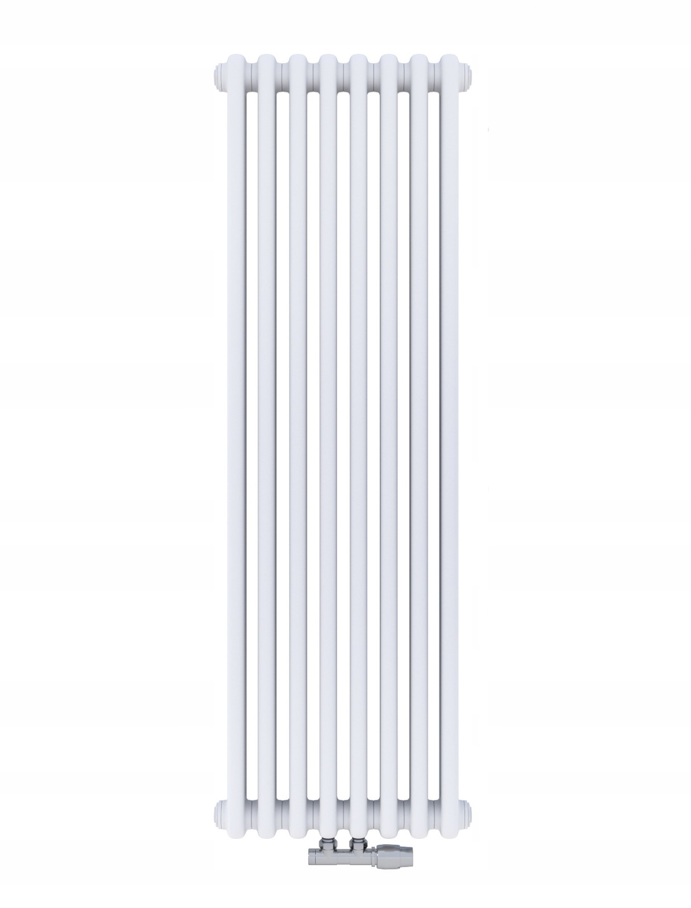 VERTIKÁLNY DEKORATÍVNY RADIÁTOR 1200x360 BIELY 660W