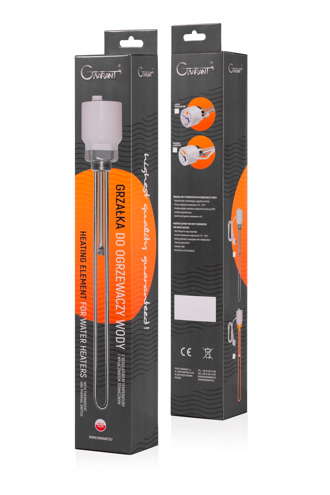 ZÁRUKA OHRIEVAČA PRE KOTLE 6/4 "2000W