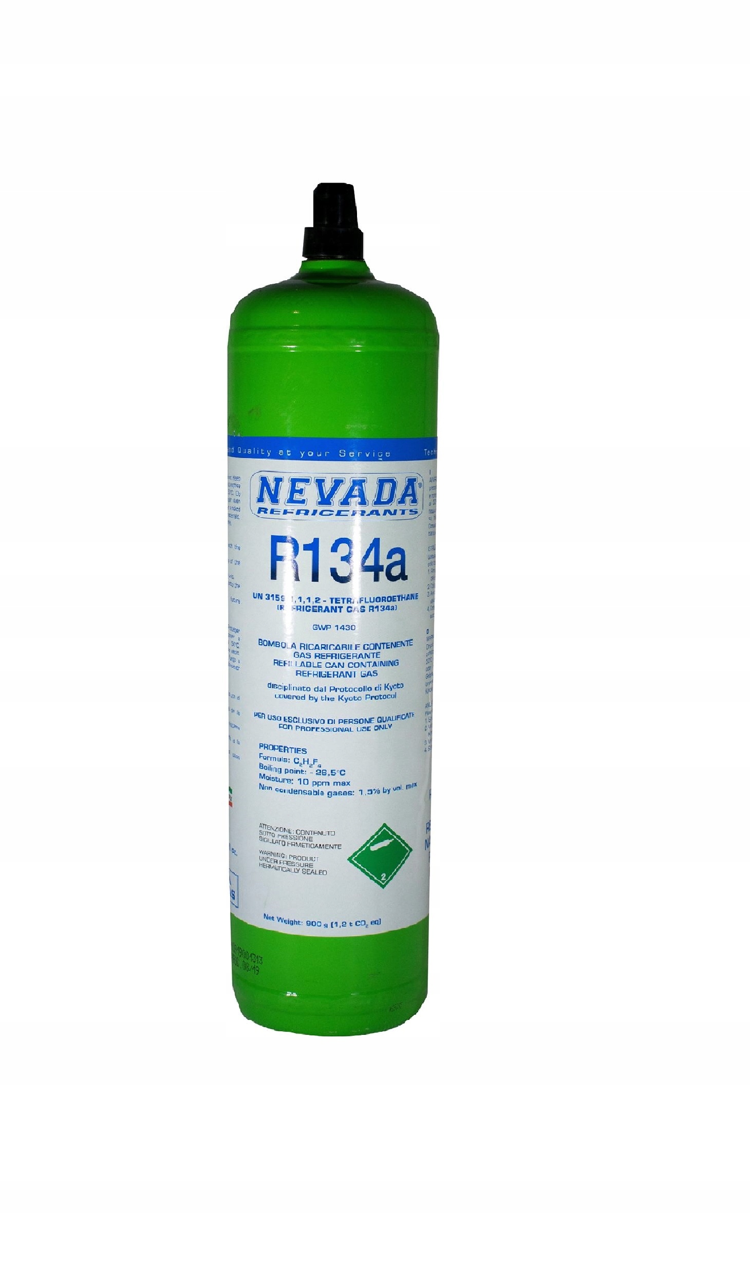 Freónový plyn, chladivo pre klimatizáciu R134a 900g