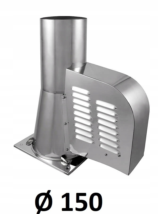 Krbová vložka - Generátor ťahu komína so základňou INOX 150 [mm]