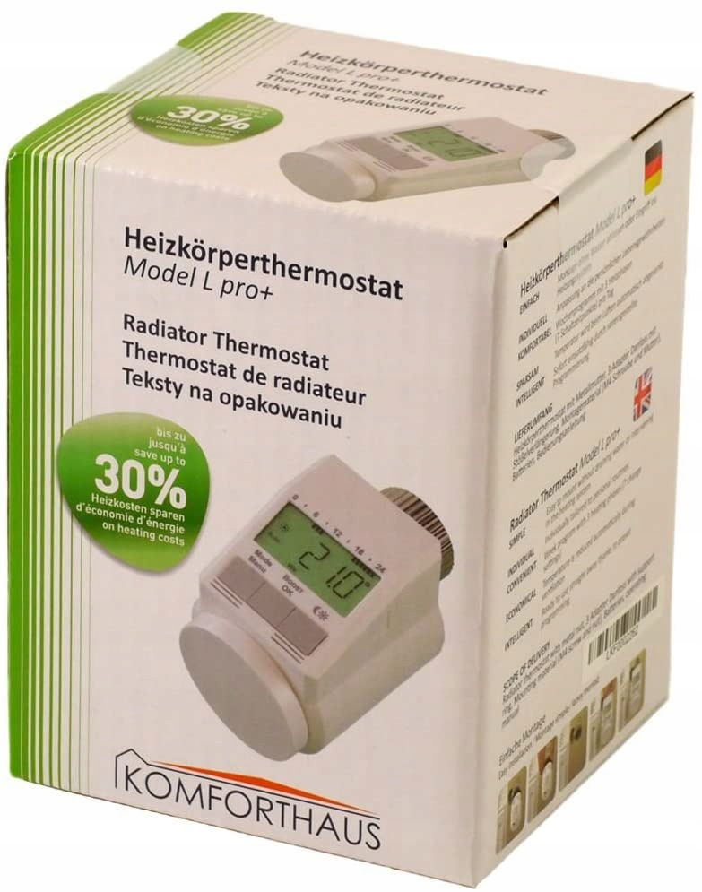 Komforthaus L pro + termostatická hlavica