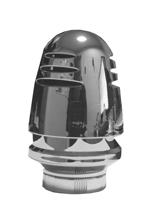 MINI-GS Dizajnová termostatická hlavica, chróm