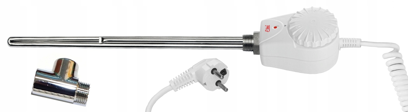 Kúpeľňový radiátorový ohrievač 600W 1/2 termostatický