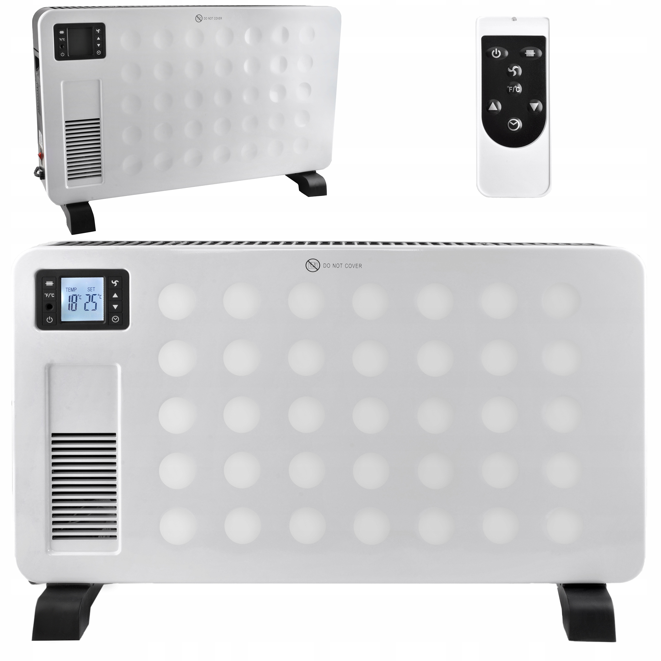 Elektrický konvektor LCD 2300 W Turbo ohrievač