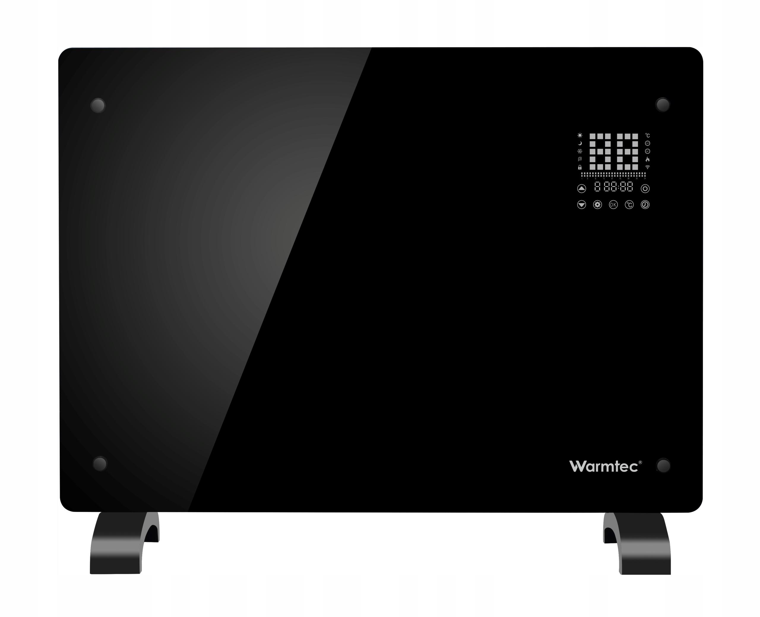 Chladič Warmtec EGW-20C s WiFi, sklenená predná strana