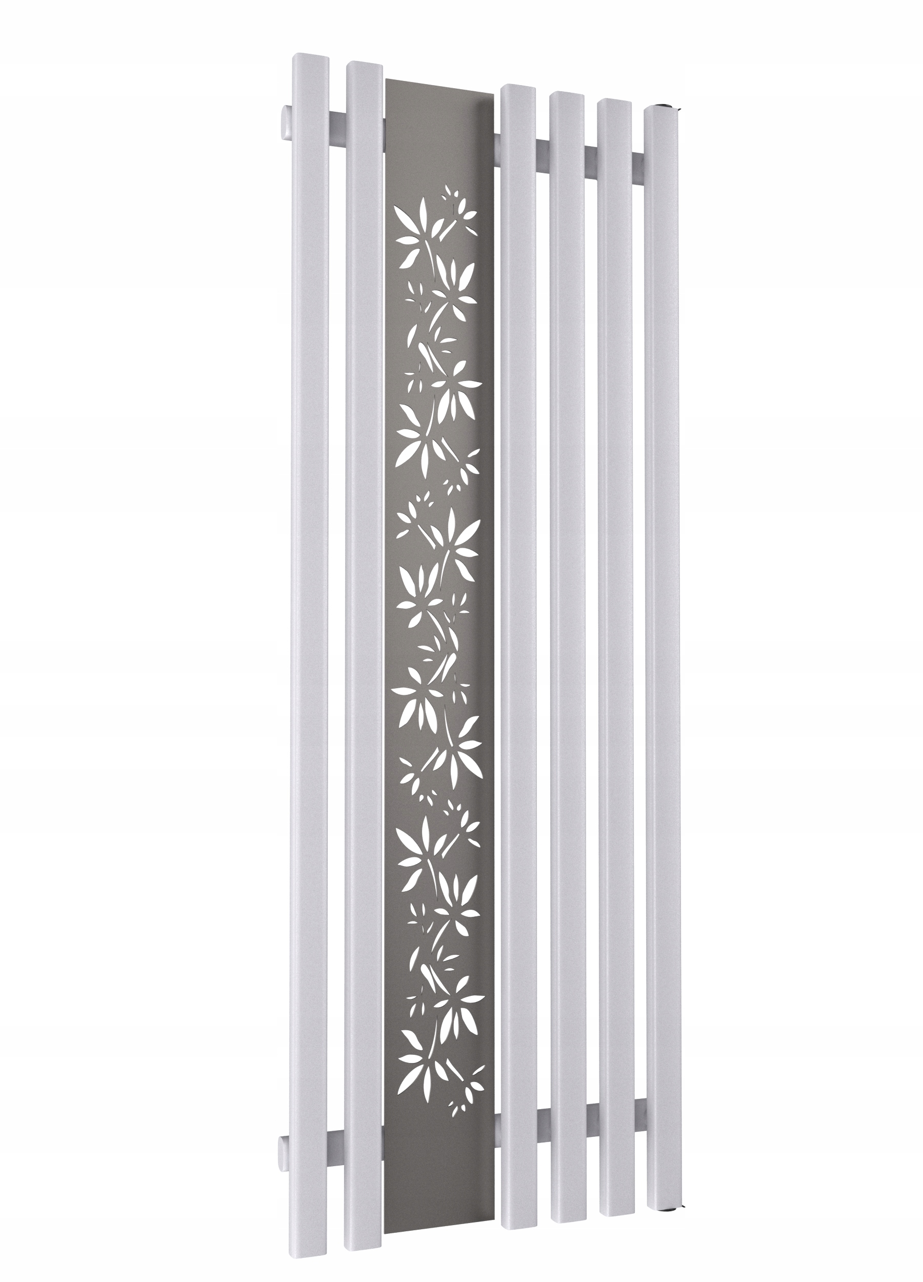 Dekoratívny radiátor FLOWER 140x60 ŠEDÁ KONŠTRUKCIA