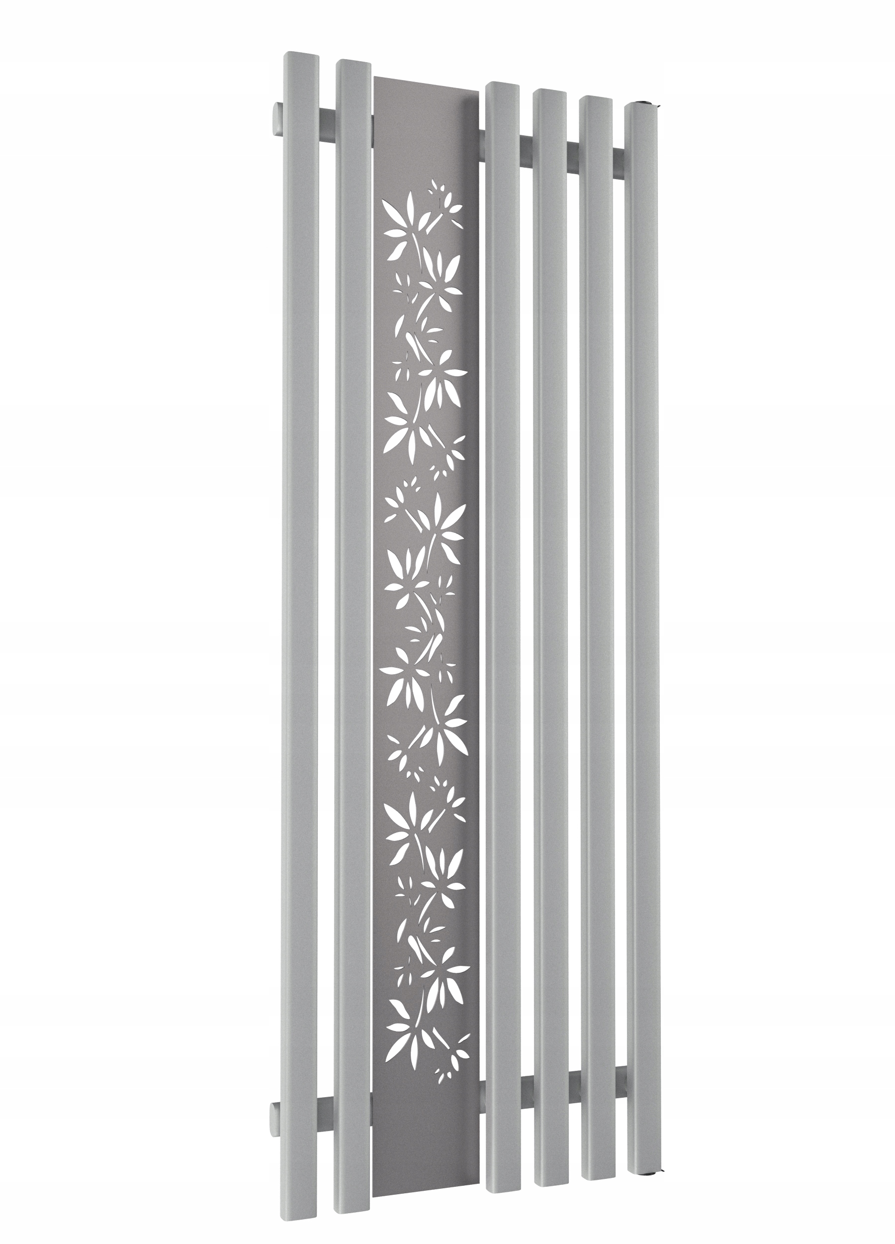 Dekoratívny radiátor FLOWER 160x60 SILVER