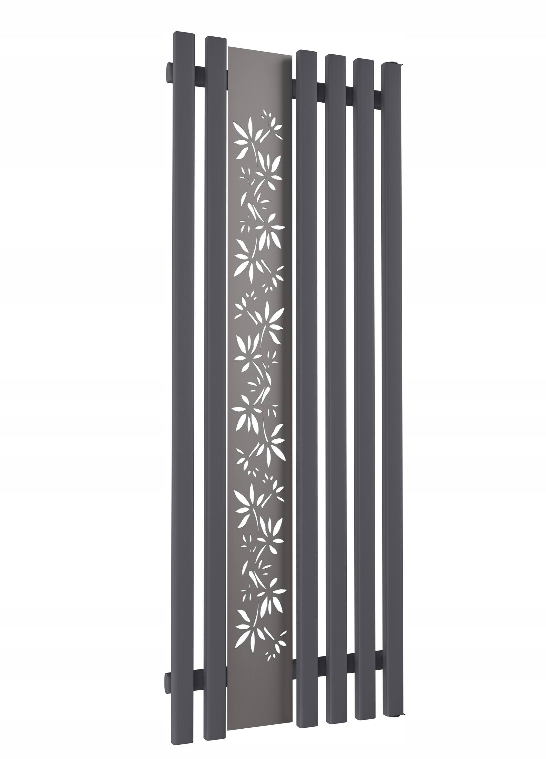 Dekoratívny radiátor FLOWER 180x60 GRAPHITE