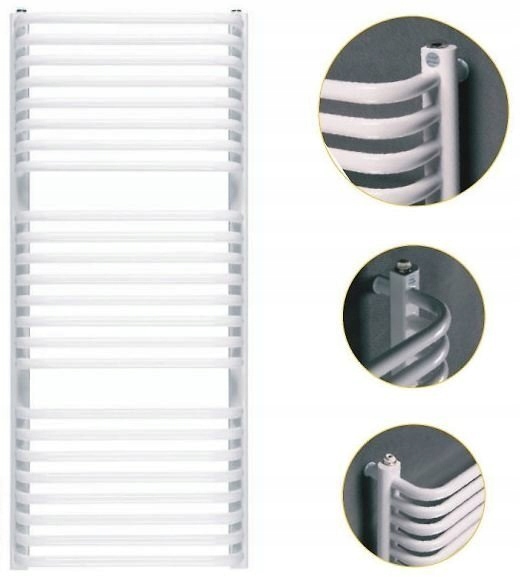 Rebríkové kúrenie STANDARD 50X70 438W, prípojky