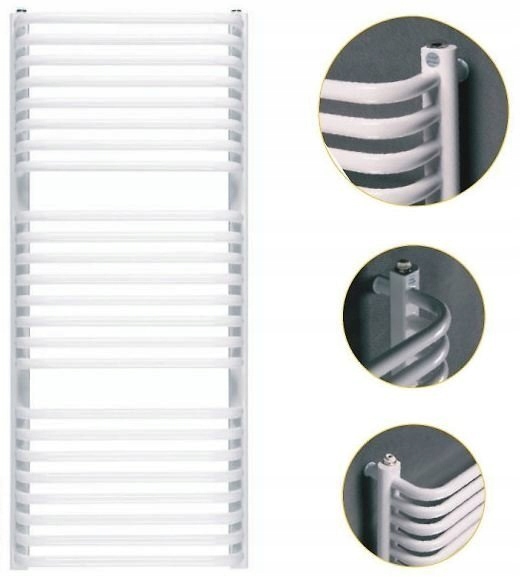 Rebríkový ohrievač STANDARD 50X90 560W, prípojky