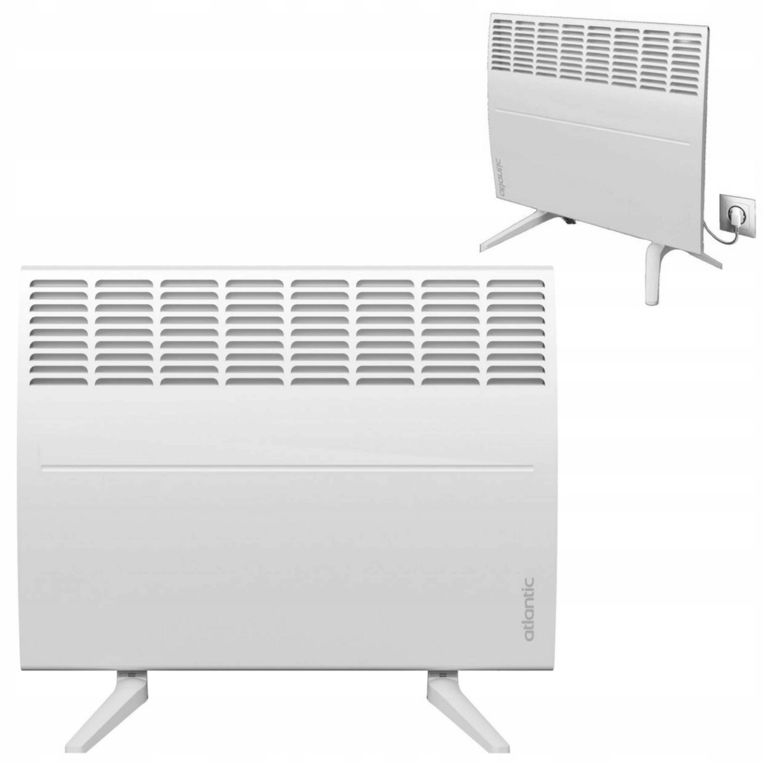 Elektrický ohrievač, biely ventilátor konvektora
