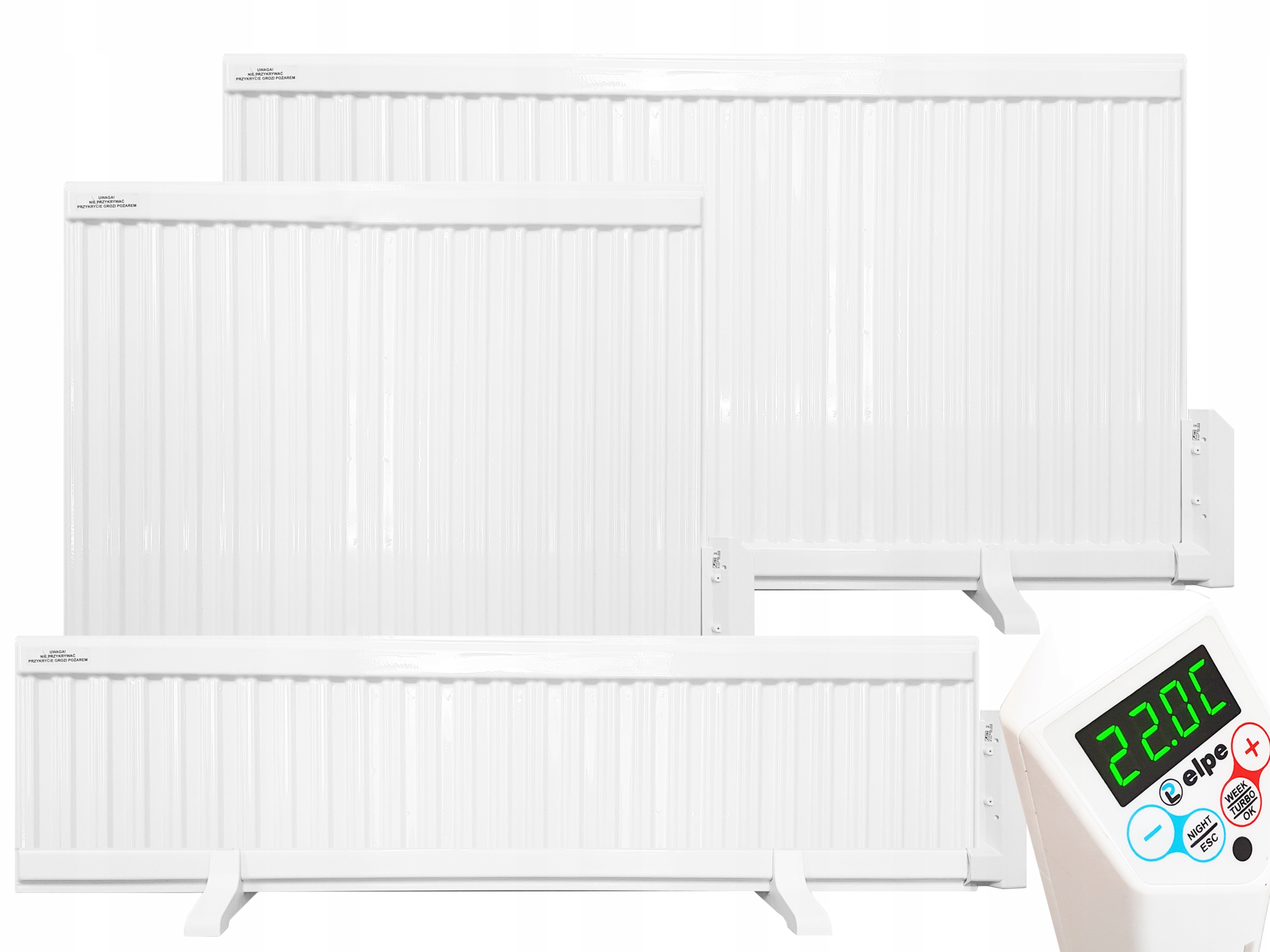 Elektrický ohrievač 2000W LCD PL ELPE