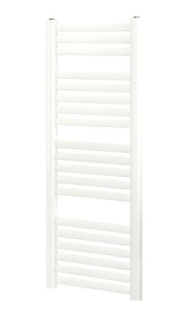 Nástenný kúpeľňový radiátor HALFA1, biely, 115 × 48 cm