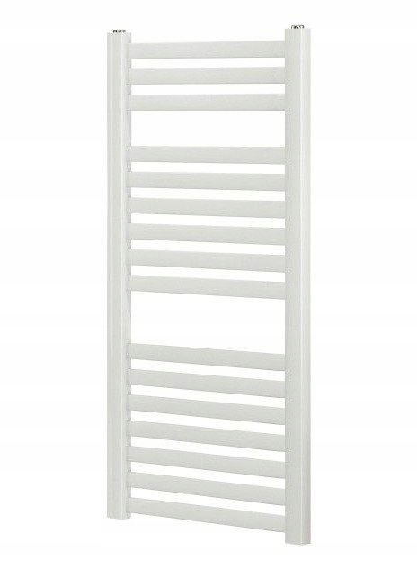 Kúpeľňový radiátor HALFA1, nástenný, biely 95 × 48 cm