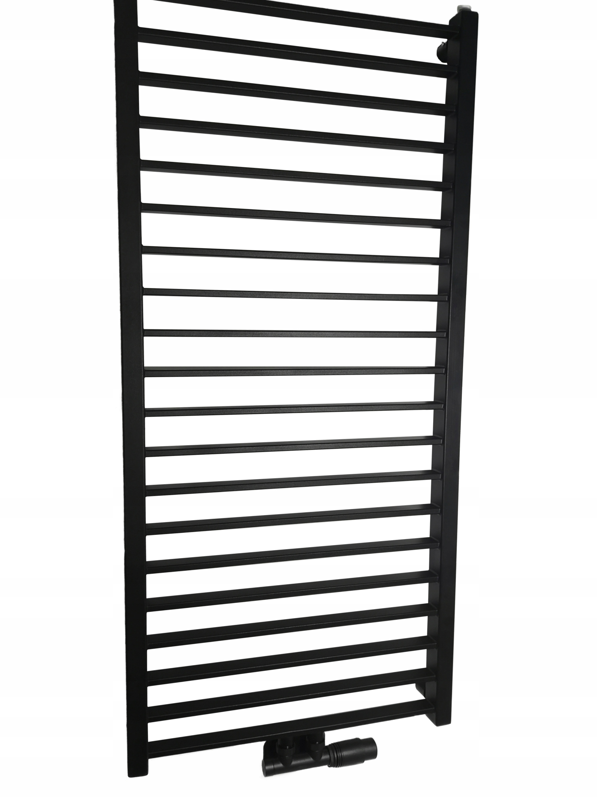 Kúpeľňový radiátor RT 430 × 1200 ČIERNY 50 mm