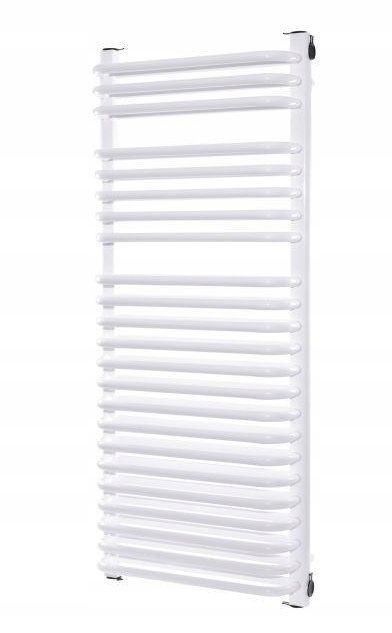 Biely kúpeľňový radiátor ADRE, stena 117 × 50 cm