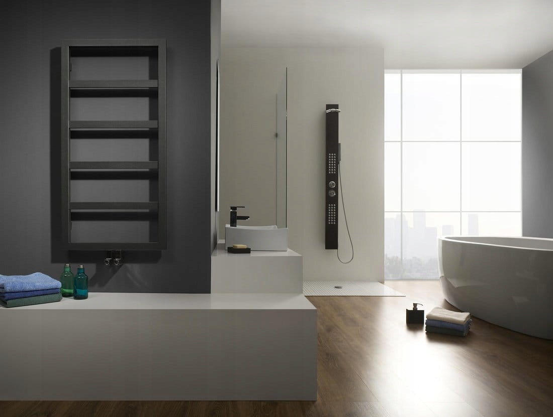 kúpeľňový radiátor 550 × 904 mm, 292 W ANTRACIT