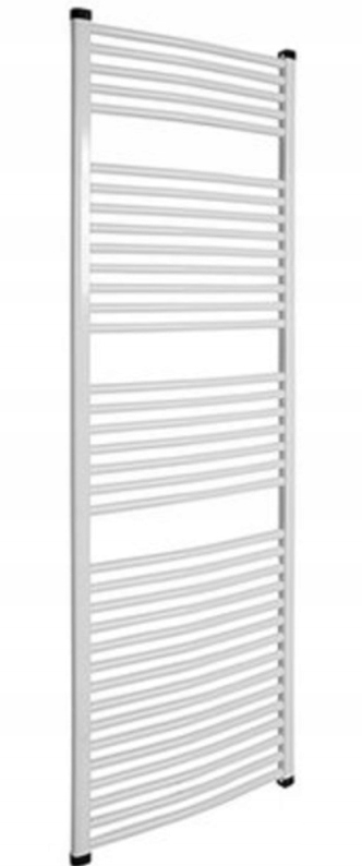 Rebríkový kúpeľňový ohrievač 169 × 62 biely 963 W