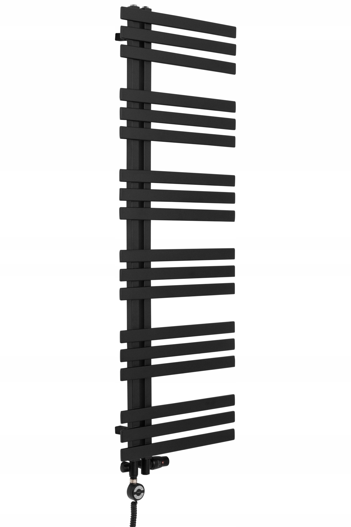 Vodno-elektrický ohrievač EL 145x50 čierny 400W