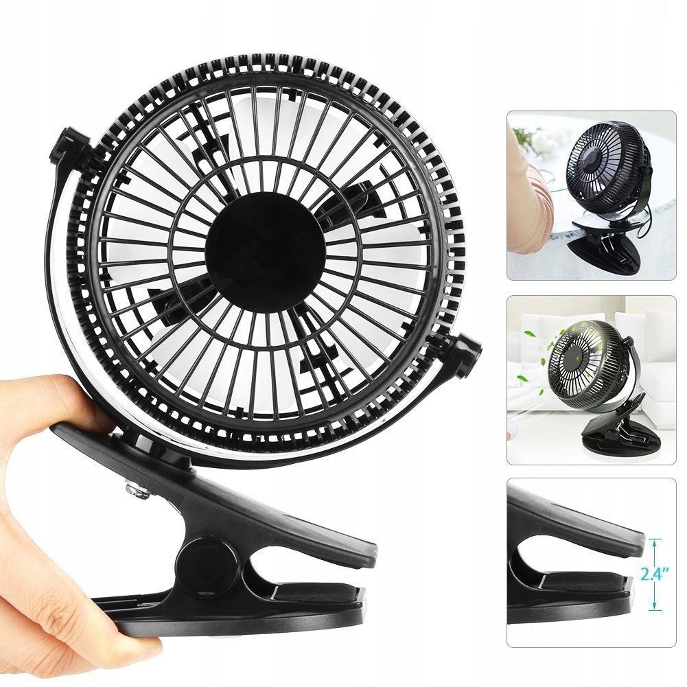 Ventilátor - Tichý ventilátor HAUEA sa otáča o 360 stupňov