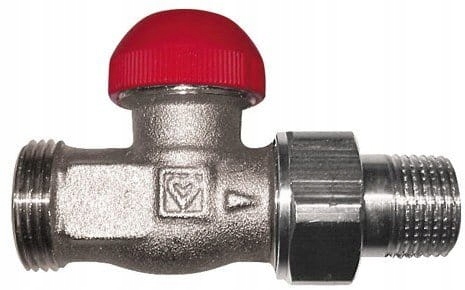 HERZ TERMOSTATICKÝ VENTIL TS90V 1/2 "UHOL