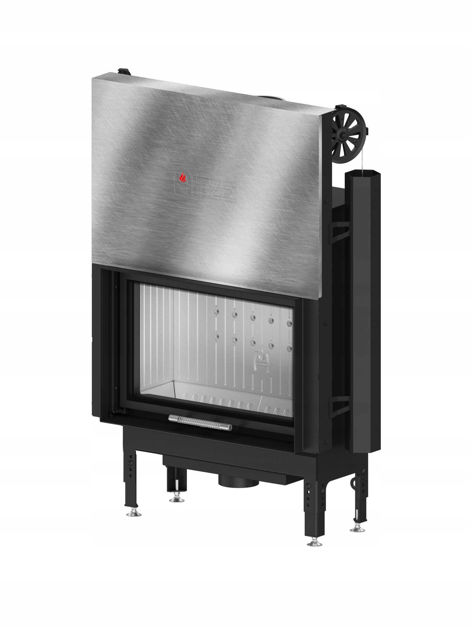Krbová vložka – HST 68 × 43.G 13,2 kW HITZE KRBOVÁ VLOŽKA +