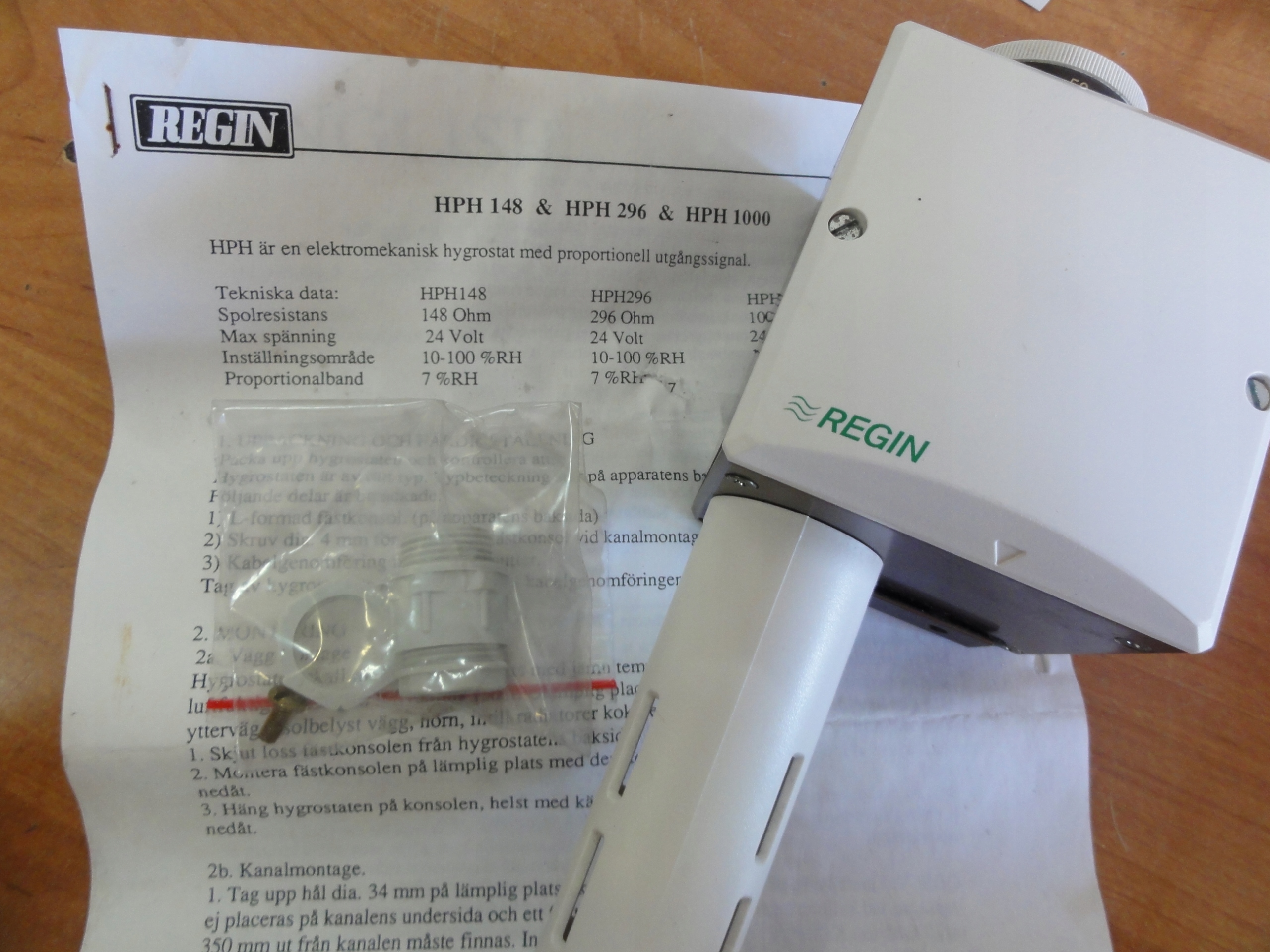 Hygrostat regin HPH148