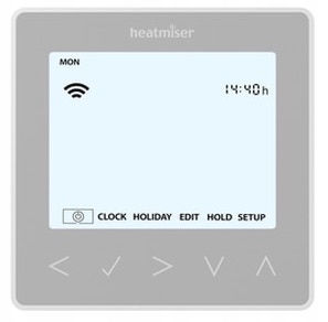 Heatmiser neoStat-HW strieborný